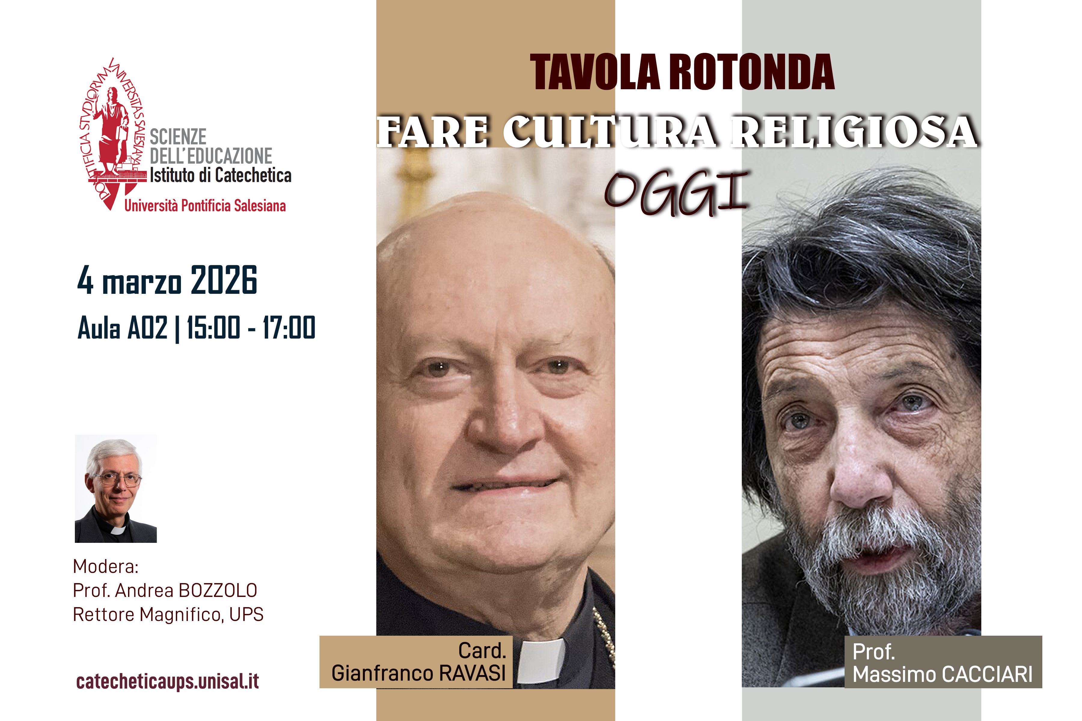 Tavola Rotonda - Cardinale Ravasi e Professore Cacciari